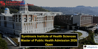 Symbiosis Institute of Health Sciences MPH Admission 2026 Begins at sihs.edu.in; Application Open Till August 18